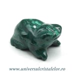 Figurina malachit broasca raioasa