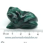 Figurina malachit broasca raioasa