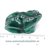 Figurina malachit broasca raioasa
