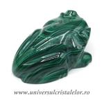 Figurina malachit broasca raioasa