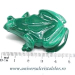 Figurina malachit broasca raioasa