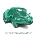Figurina malachit broasca raioasa