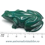 Figurina malachit broasca raioasa