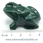 Figurina malachit broasca raioasa