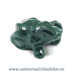 Figurina malachit broasca raioasa