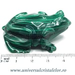 Figurina malachit broasca raioasa