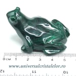 Figurina malachit broasca raioasa