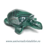 Figurina malachit broasca testoasa