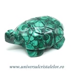 Figurina malachit broasca testoasa