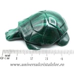 Figurina malachit broasca testoasa