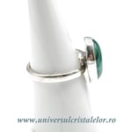 Inel malachit oval reglabil m2