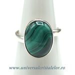 Inel malachit oval reglabil m2
