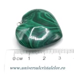 Pandantiv malachit inima