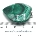 Pandantiv malachit inima