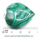 Pandantiv malachit inima