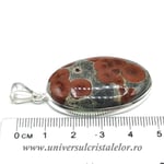 Pandantiv obsidian aluna unicat m02