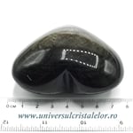 Inima obsidian auriu