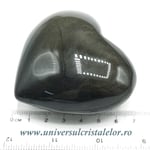 Inima obsidian auriu