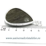 Pandantiv obsidian auriu