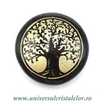 Obsidian auriu polisat pomul vietii