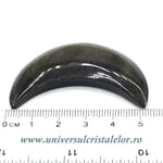 Semiluna obsidian auriu
