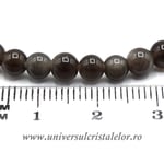 Bratara obsidian curcubeu 4mm