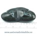Obsidian curcubeu inima dubla