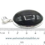 Pandantiv obsidian curcubeu