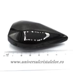 Obsidian curcubeu sculptura flacara m2