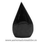 Obsidian curcubeu sculptura flacara m3