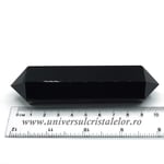 Bagheta dublu varf obsidian negru
