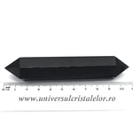 Bagheta dublu varf obsidian negru m06