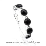 Bratara obsidian negru m10