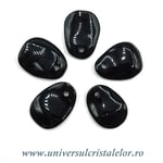 Pandantiv obsidian negru