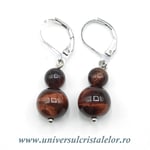 Cercei ochi de taur rotund-10mm m03