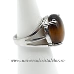 Inel ochi de tigru rotund reglabil m6