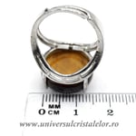 Inel ochi de tigru rotund reglabil m6