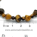 Bratara ochi de tigru fatetat - 7/4 mm