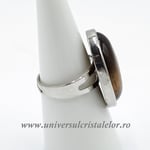 Inel ochi de tigru oval reglabil m5