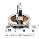 Inel ochi de tigru oval reglabil m5