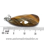 Pandantiv ochi de tigru lacrima fatetat