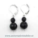 Cercei onix rotund fatetat-10mm m03