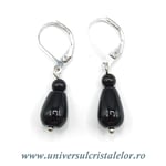Cercei onix negru