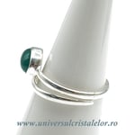 Inel onix verde oval reglabil