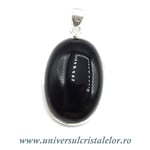 Pandantiv onix negru unicat m02