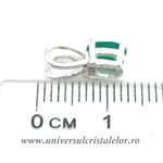 Pandantiv onix verde rotund