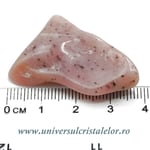 Opal roz piatra rulata