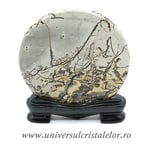 Piatra peisaj placa slefuita pe suport de lemn m2