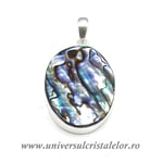 Pandantiv scoica paua unicat m02