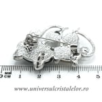 Brosa pandantiv abalone - pisica